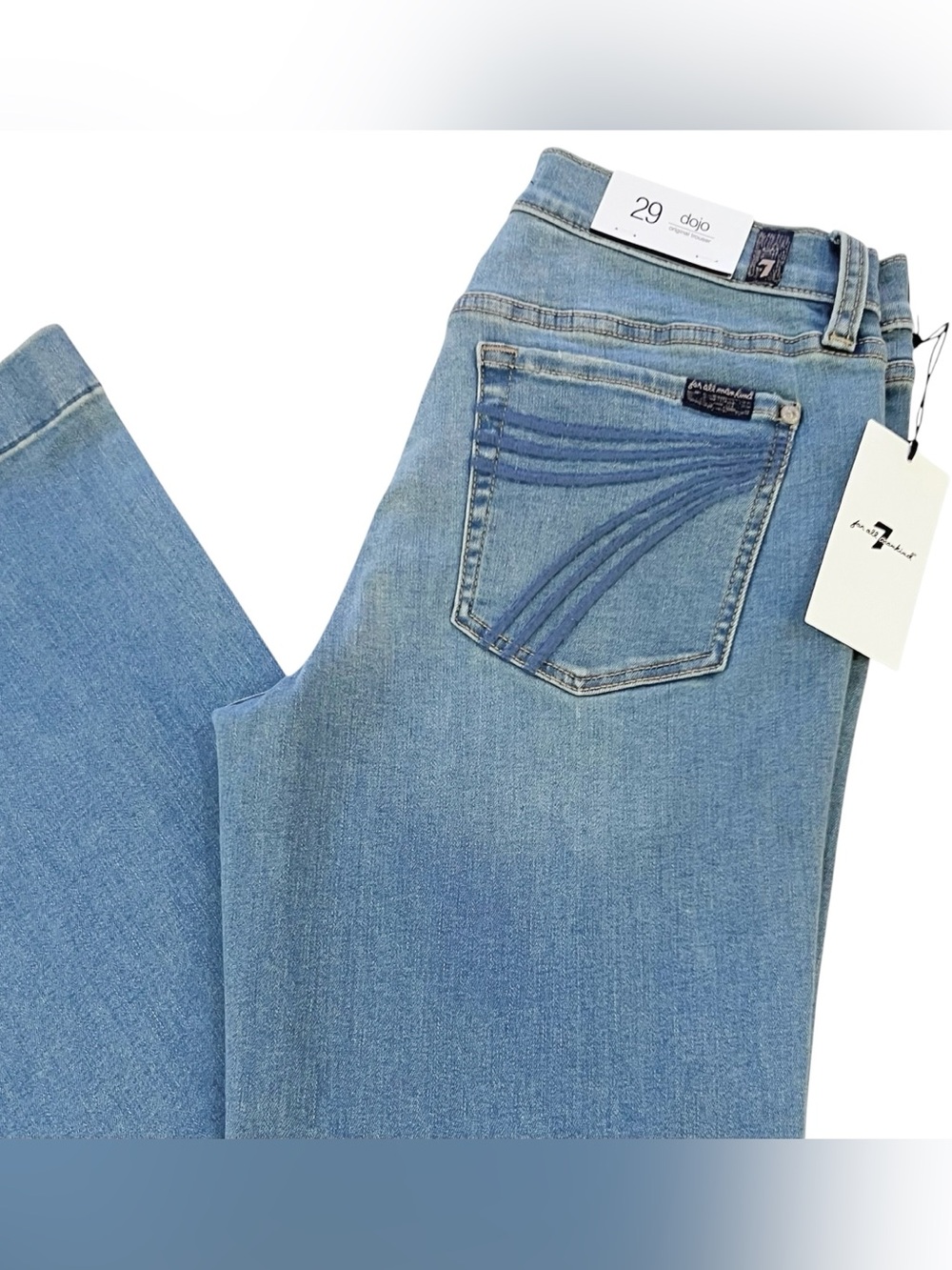 7 For All Mankind Dojo Original Trouser, Size 29, NWT - Picture 2 of 15